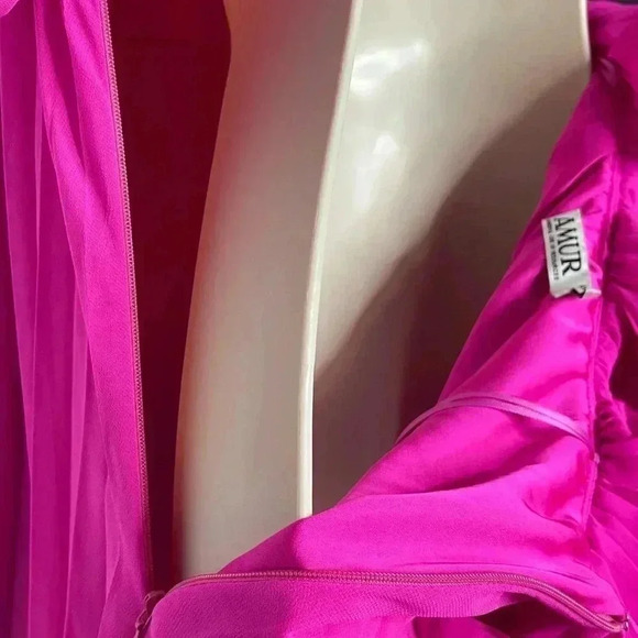 NWT - AMUR Lady’s Mimi Dress in Pink Hydrangeas Size 2 - Picture 8 of 14